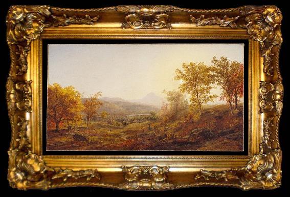 framed  Jasper Cropsey Autumn at Mount Chocorua, ta009-2